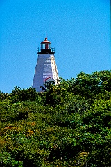 Plymouth (Gurnet) Light on a Sunny Day in Massachusetts